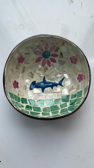 COCONUT BOWL WITH PEARL