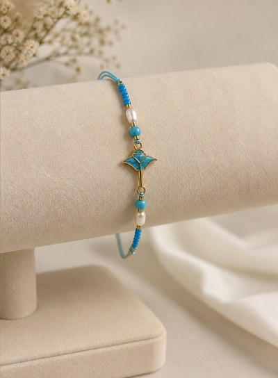 BRACELET MANTA W/BEADS