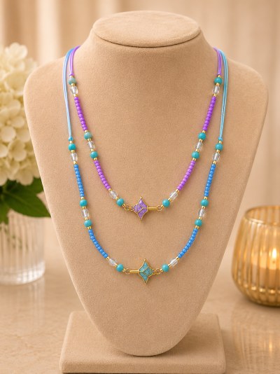 NECKLACE W/BEADS